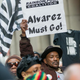 Demonstrators march around City Hall calling on Mayor Rahm Emanuel to resign on Dec. 11, 2015, in Chicago. A video of the shooting of Laquan McDonald by Chicago Police officer Jason Van Dyke sparked protests and calls for Mayor Rahm Emanuel and Cook County State’s Attorney Anita Alvarez to resign for allegedly trying to cover up the circumstances surrounding the shooting.
Scott Olson/Getty Images